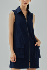 Kinsley Two-Way Zipper Mini Dress